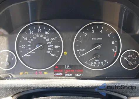 2013 BMW 328I из США, поврежденный, VIN WBA3C1G54DNR48483